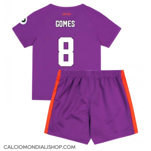 Maglie da calcio Wolves Joao Gomes #8 Terza Maglia Bambino 2024-25 Manica Corta (+ Pantaloni corti)